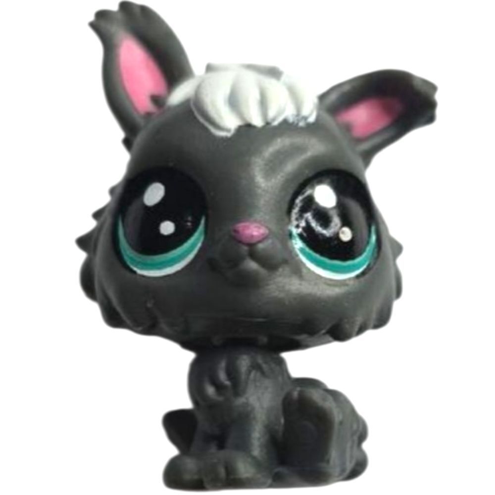LPS Chalet Angora Gray Mini Rabbit Toy Figure